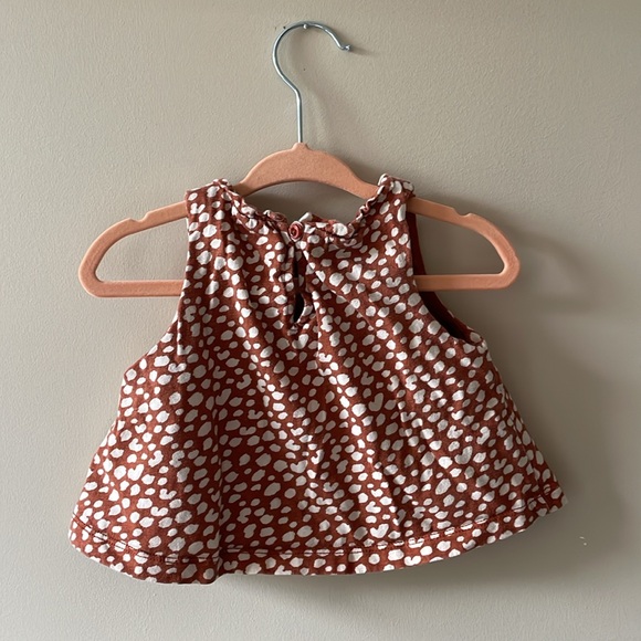 BABY GAP Brown Cheetah Two Piece 6-12 Months - Picture 6 of 7